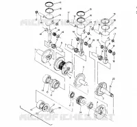 PISTONE AND ALBERO MOTORE 650 (4914131413030A)