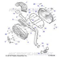 DRIVE TRAIN, COPERCHIO FRIZIONE AND DUCTING