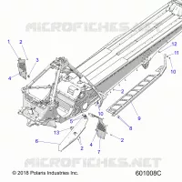 CHASSIS, PROTEZIONE FRIZIONE, FOOTRESTS, AND RUNNING BOARDS