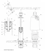 SHOCK ANTERIORE PISTA (7043779)