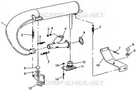 IMPIANTO DI SCARICO WIDETRAK LX 0982065 and EUROPEAN WIDETRAK LX E982065 (4943884388C003)