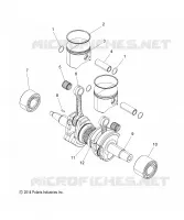 ENGINE, PISTON AND ALBERO MOTORE