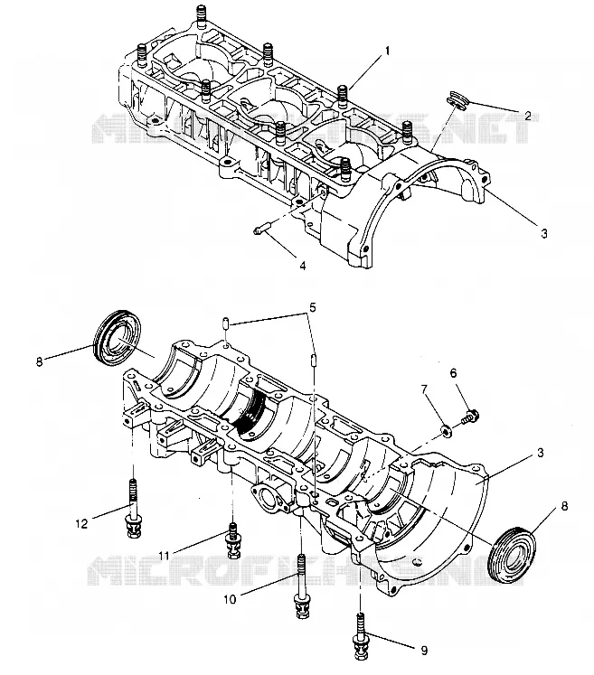 CARTER ASSEMBLY XLT TOURING 0952857 and  EUROPEAN XLT TOURING E952857 (4929172917C007)