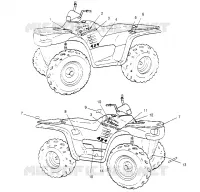DECALS  XPLORER 4X4 W959140 (4930223022A008)