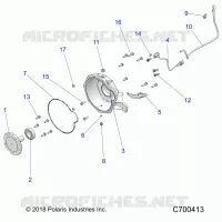 MOTORE, ADAPTER, BELLHOUSING AND CRANK SENSOR