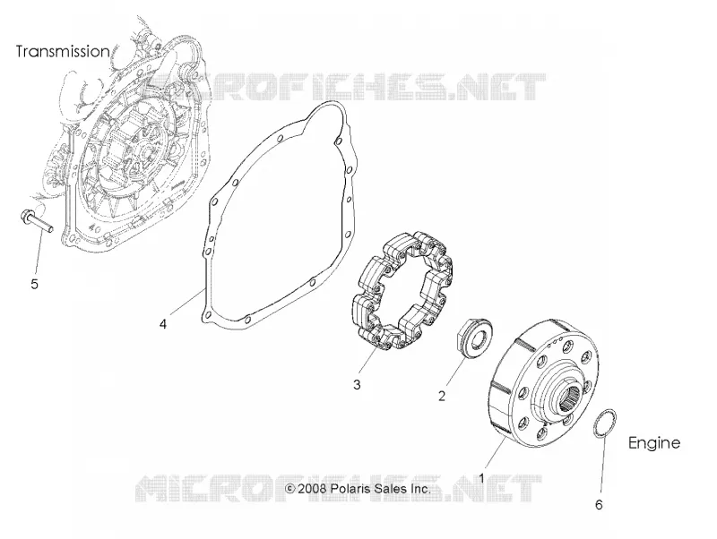 TRASMISSIONE, DRIVE COUPLER