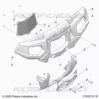 PARAURTI ANTERIORE AND MOUNTING