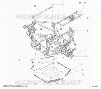 CHASSIS, MAIN FRAME AND SCIARED PLATES