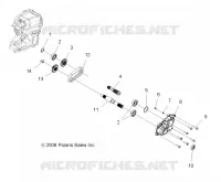 TRASMISSIONE, PRINCIPALE SCATOLA INGRANAGGI OUTPUT SHAFT