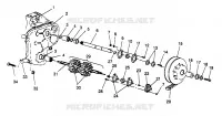 ALBERO DI TRASMISSIONE WIDETRAK GT 0962061 and EUROPEAN WIDETRAK GT E962061 (4931623162B010)
