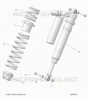 SUSPENSION, SHOCK ANTERIORE MOUNTING, DELUXE