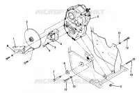 RIGHT GEARCASE   FRENO DI MONTAGGIO (4918541854032A)