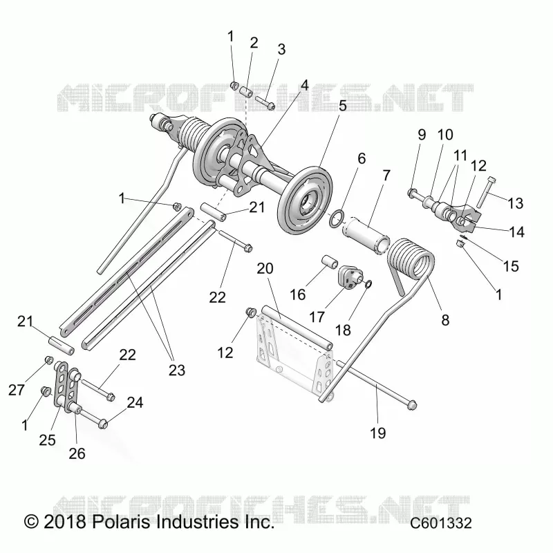 SUSPENSION, POSTERIORE COPPIA ARM