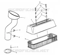 CONDOTTO DELL'ARIA SL 900 B964291 and  Intl. SL 900 I964291 (4935583558B007)