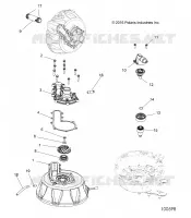 ENGINE, COOLING SYSTEM AND POMPA DELL'ACQUA