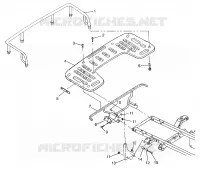 POSTERIORE MONTAGGIO RACK  SPORTSMAN 500 W97CH50A (4939993999A008)