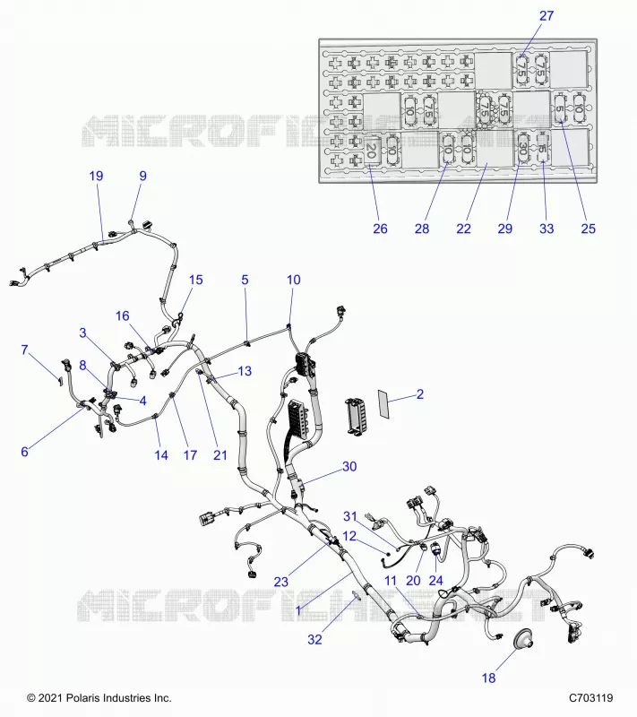 ELETTRICO, WIRE HARNESS