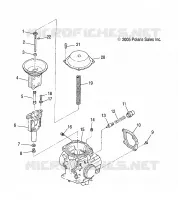 MOTORE, CARBURATORE, UPPER