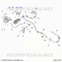 SISTEMA DI ALIMENTAZIONE CARBURANTE, FUEL TANK ASM.