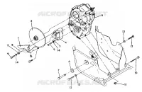 RIGHT SCATOLA DEGLI INGRANAGGI   FRENO DI MONTAGGIO 350 2X4 / W927539 (4922882288029A)