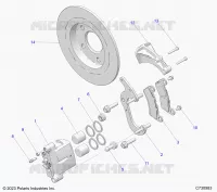BRAKES, PINZA POSTERIORE