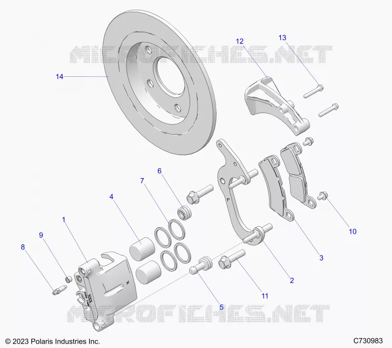 BRAKES, PINZA POSTERIORE