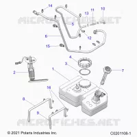 SISTEMA DI ALIMENTAZIONE CARBURANTE, FUEL TANK AND RELATED