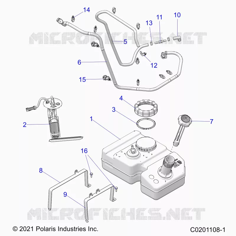 SISTEMA DI ALIMENTAZIONE CARBURANTE, FUEL TANK AND RELATED
