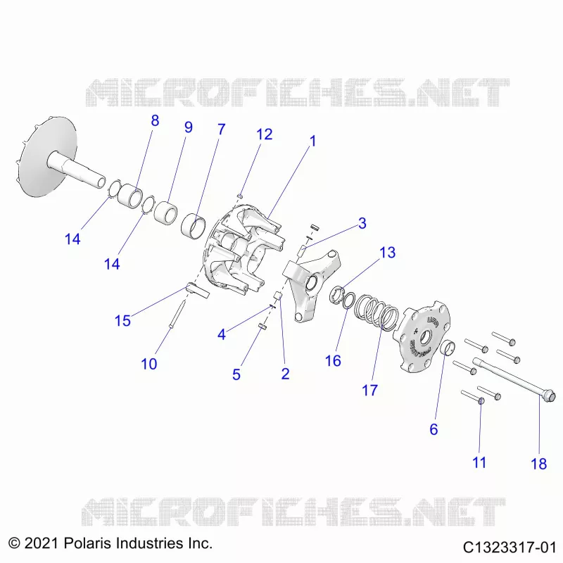TRASMISSIONE, PRIMARY CLUTCH
