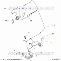 BODY, WATER BOTTLE PUMP ASM AND WIPER KIT