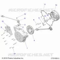 MOTORE, STATOR AND COVER