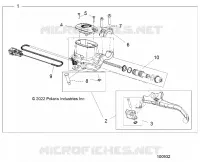 FRENO ANTERIORE BRAKE LEVER AND MASTER CYLINDER