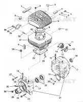 CARTER AND CILINDRO 6X6 250 W938727 (4924092409042A)