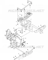 RACK ANTERIORE   PARAURTI MONTAGGIO