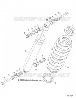 SUSPENSION, AMMORTIZZATORE POSTERIORE