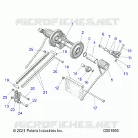 SUSPENSION, POSTERIORE COPPIA ARM
