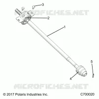 DRIVE TRAIN, FRONT PROP ALBERO
