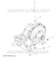 TRASMISSIONE, REAR SCATOLA INGRANAGGI MONTAGGIO