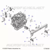 MOTORE, MOUNTING &amp; LONG BLOCK