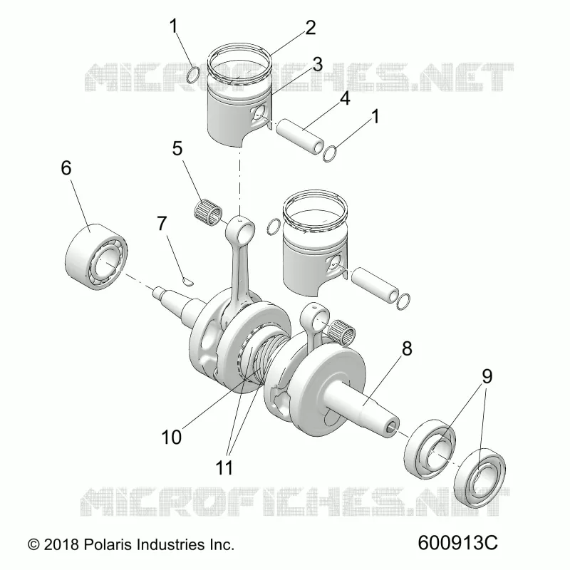 ENGINE, PISTONE & ALBERO MOTORE