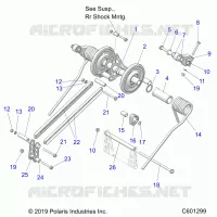 SUSPENSION, POSTERIORE COPPIA ARM