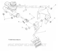 FRENOS, PEDAL and CILINDRO PRINCIPALE MOUNTING