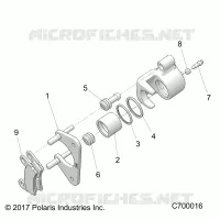 FRENO POSTERIORE CALIPER