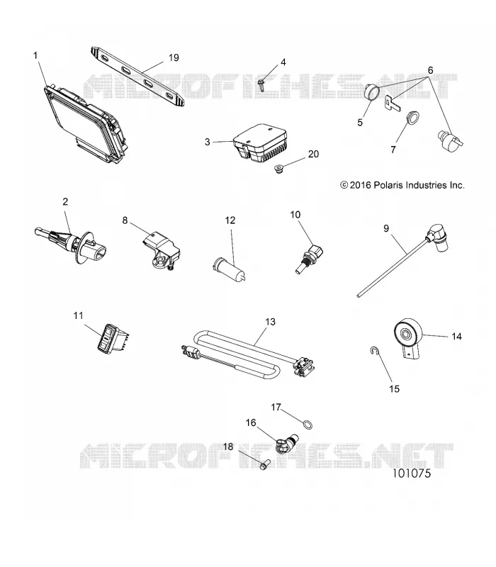 ELETTRICO, SWITCHES, SENSORS, ECU AND CONTROL MODULES