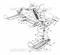 SOSPENSIONI ANTERIORI and SCIARE RXL TOURING 0950869 (4928982898B002)