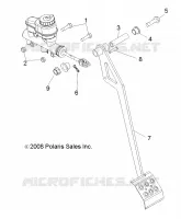 FRENOS, PEDAL and CILINDRO PRINCIPALE MOUNTING