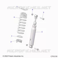 SUSPENSION, SHOCK ANTERIORE MOUNTING