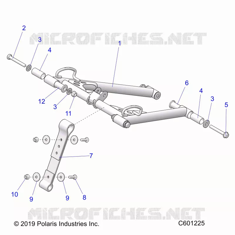 SUSPENSION, ANTERIORE COPPIA ARM