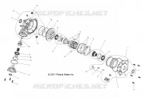 TRASMISSIONE, FRONT SCATOLA DEGLI INGRANAGGI INTERNALS