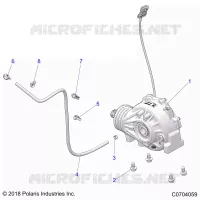 TRASMISSIONE, FRONT GEARCASE MOUNTING